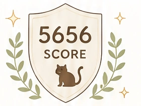 5656 SCOREの猫の盾